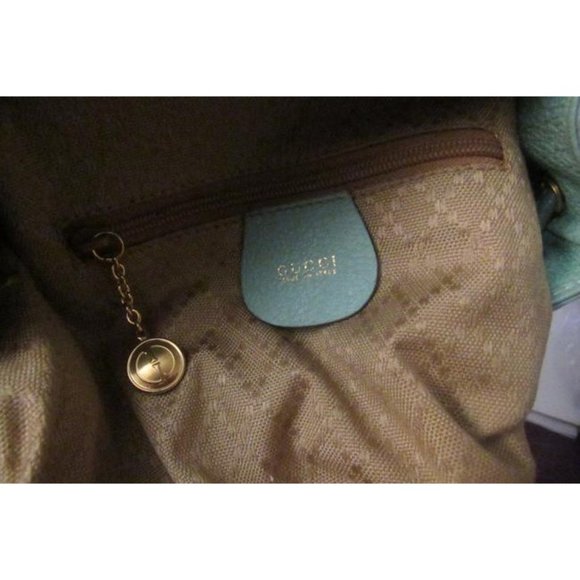 Gucci Bamboo Line Handle Drawstring And - Picture 2 of 12